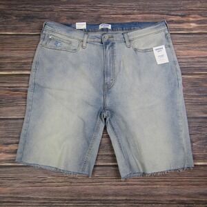 Denizen Levis NEW Mens‎ 38 Blue Slim Denim 9" Jean Shorts Jorts Frayed Hem
